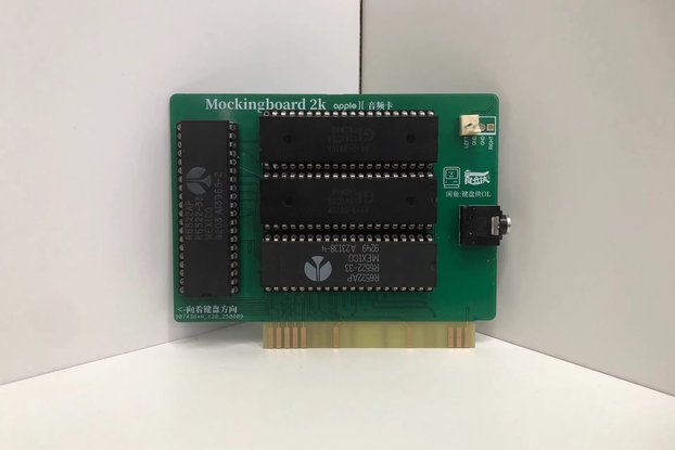 Apple II MockingBoard Gold 2k Replica