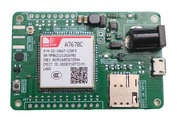 A7670C 4G-LTE-CAT1 Module Development Board