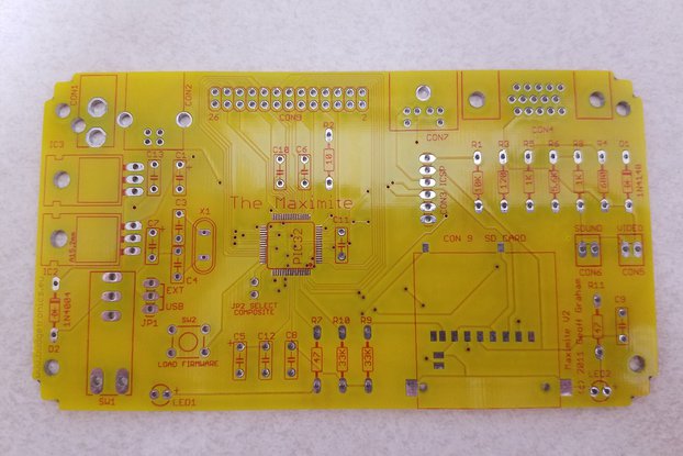 Monochrome Maximite, DIY Hardware Project, PCB