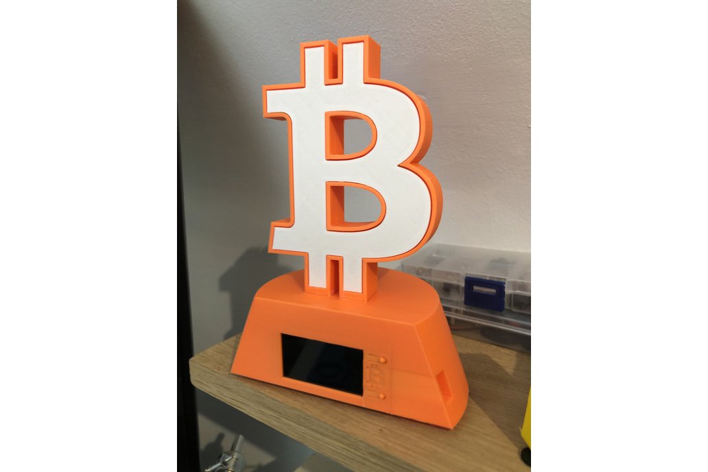 Nerdminer with clock and led 1