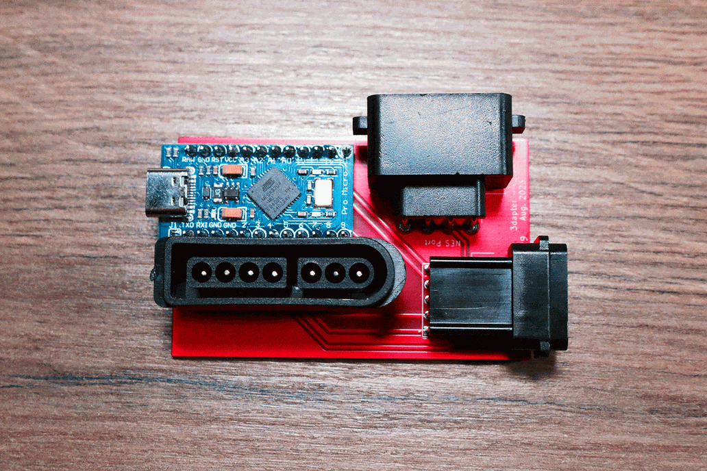 3Dapter - SNES / NES / Mega Drive to USB-C adapter 1