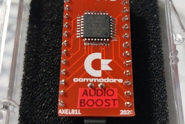 X-SID for Commodore 64/128 audio chip BOOST AUDIO
