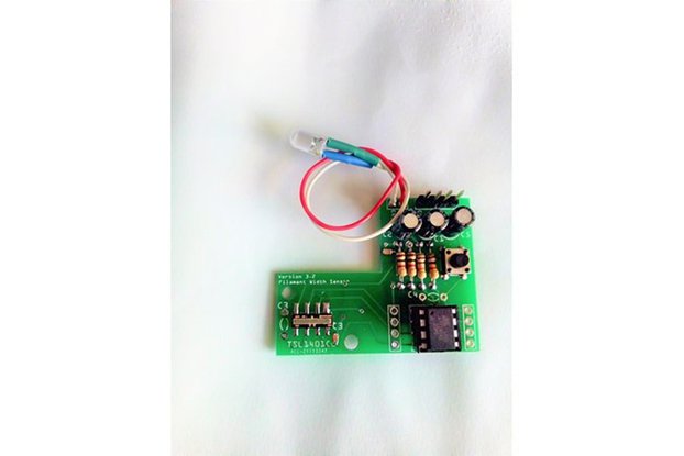 3DPrinter Filament Diameter Width Sensor V4