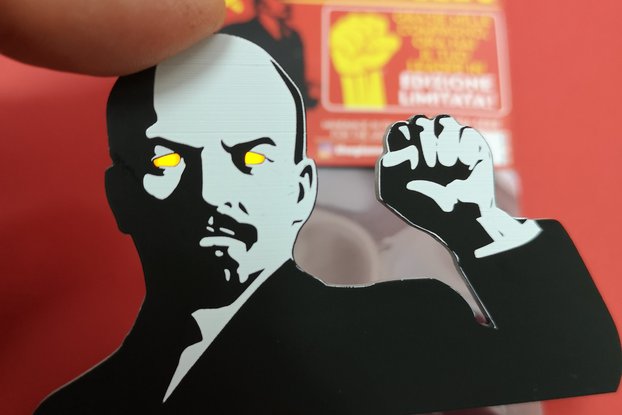 Lenin Electronic Badge v2.0