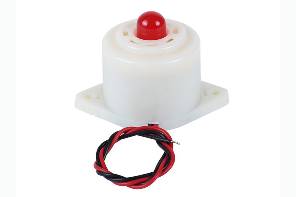 DC 24V 100dB Buzzer Alarm with Strobe Red Light 1