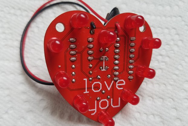Heart-Shaped LED Chaser