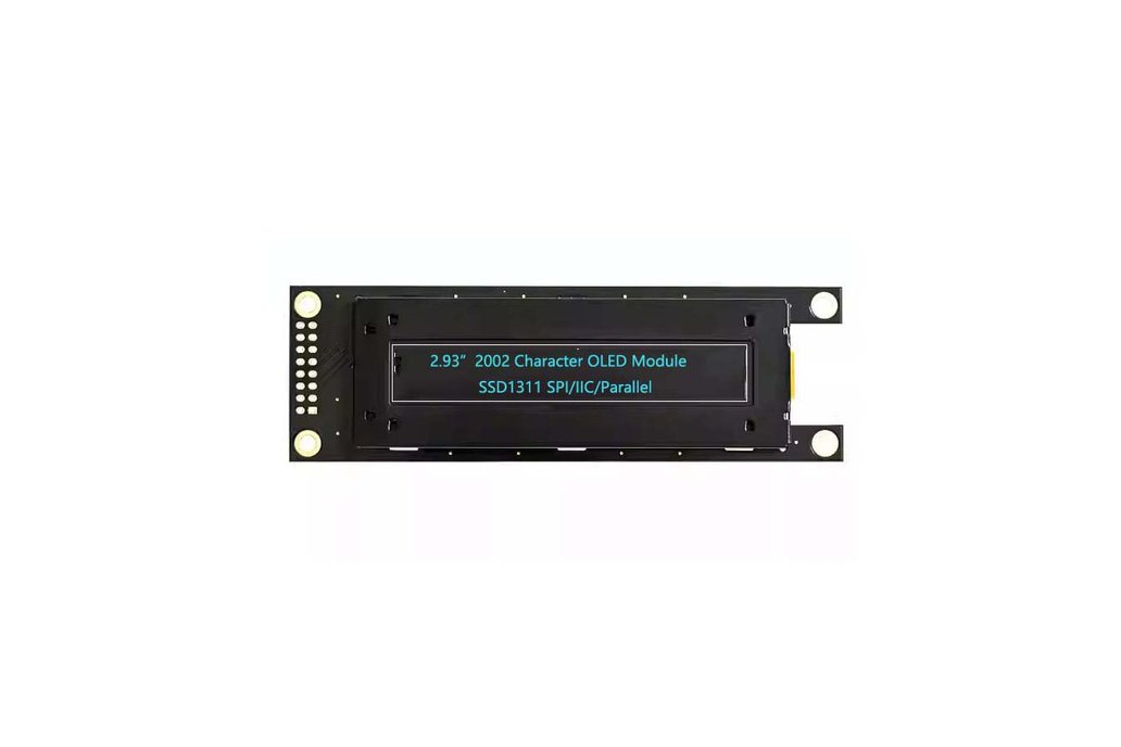 2.93" 2002 OLED Character Dispaly Module SPI I2C 1