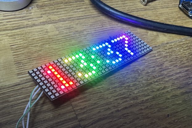 Stackable 30x9 (270 LED) WS2812 grid (2.54mm)