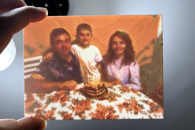 Custom Color Lithophane Picture
