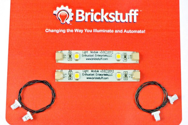 Warm White LED Strip and Connecting Cable (2-Pack)