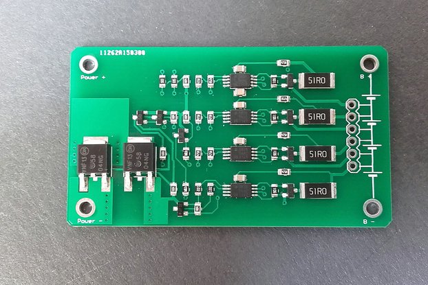 12V LiFePO4 charge/discharge protection circuit