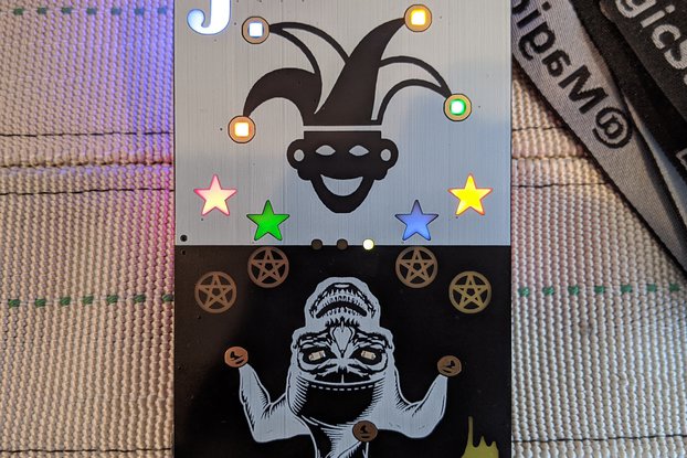 Joker Card Electronic Badge