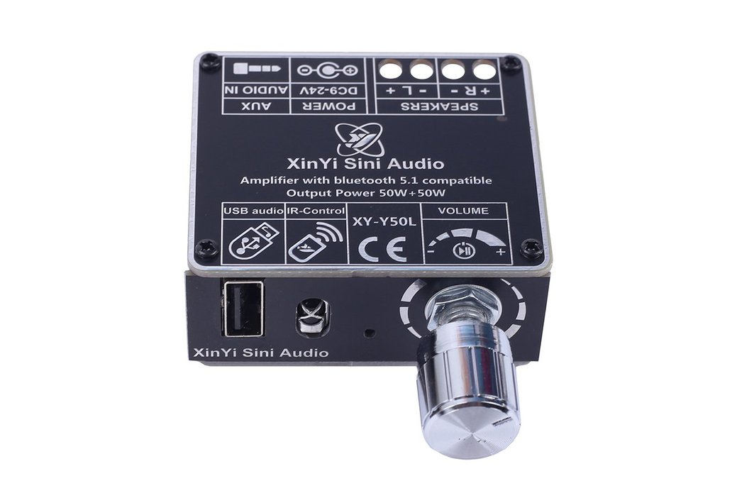 50W+50W HIFI Bluetooth Stereo Audio Amplifier 1