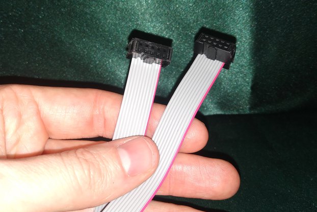 10 Pins Flat Ribbon Cable 2.54mm pitch JTAG
