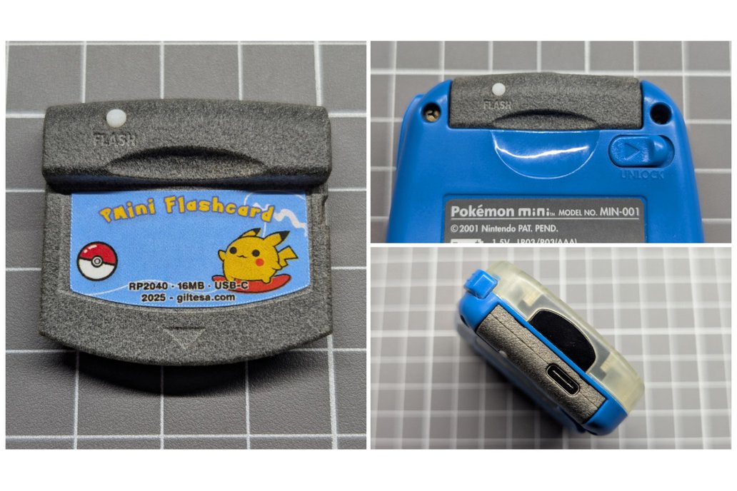 PMini Flashcard for Pokémon Mini 1