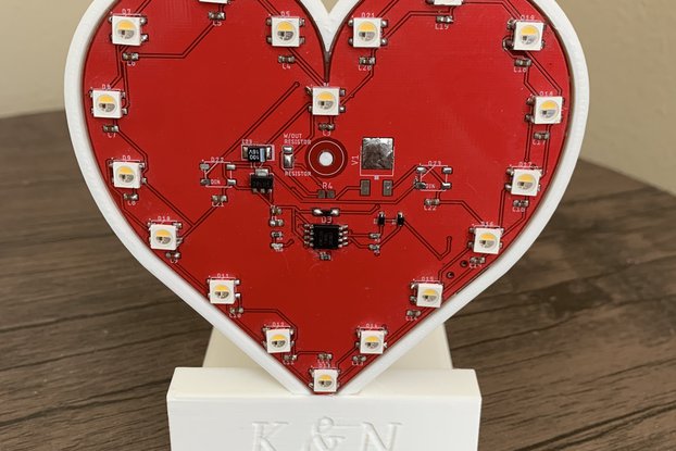 PCB Heart Valentine Gift