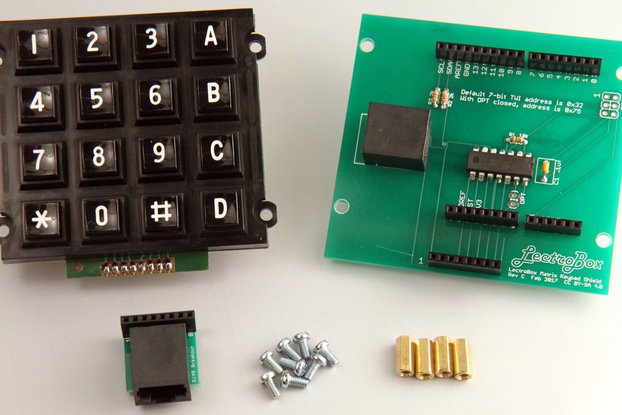 Arduino Keypad Shield with 16-Button Matrix Keypad