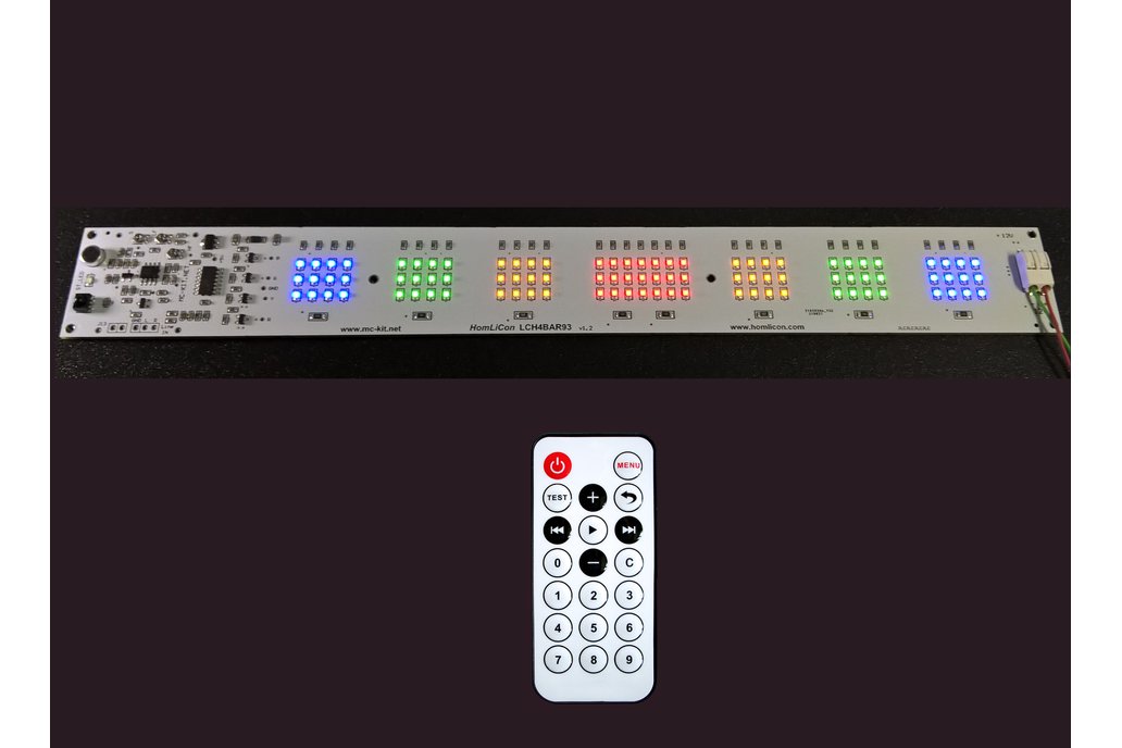 Light Bar LED Color Organ - HomLiCon LCH4BAR_93 1