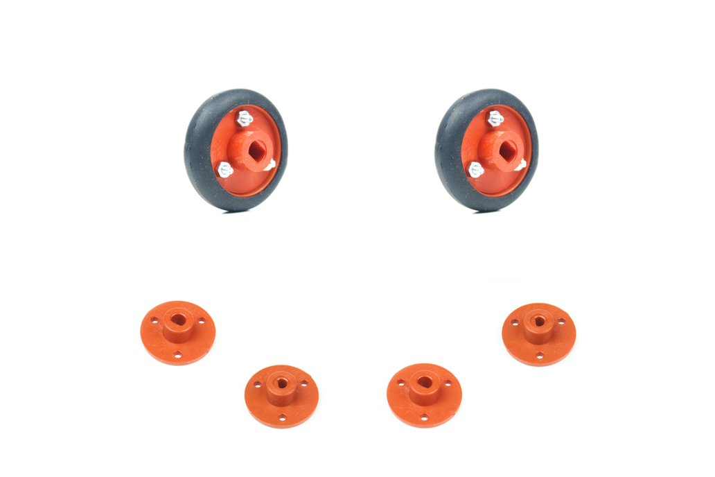 30x8 mm Universal Snap-on Whees (Pair) 1