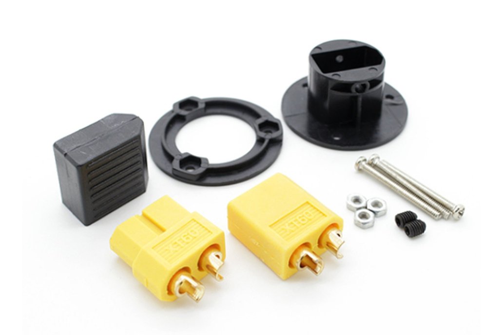 XT-60 chassis mount connector kit 1