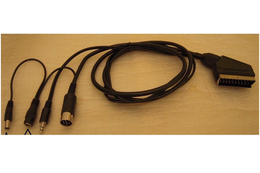 Amstrad CPC RGB Video  Audio Active Scart Cable 1