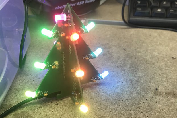 USB Powered RGB LED Christmas Tree
