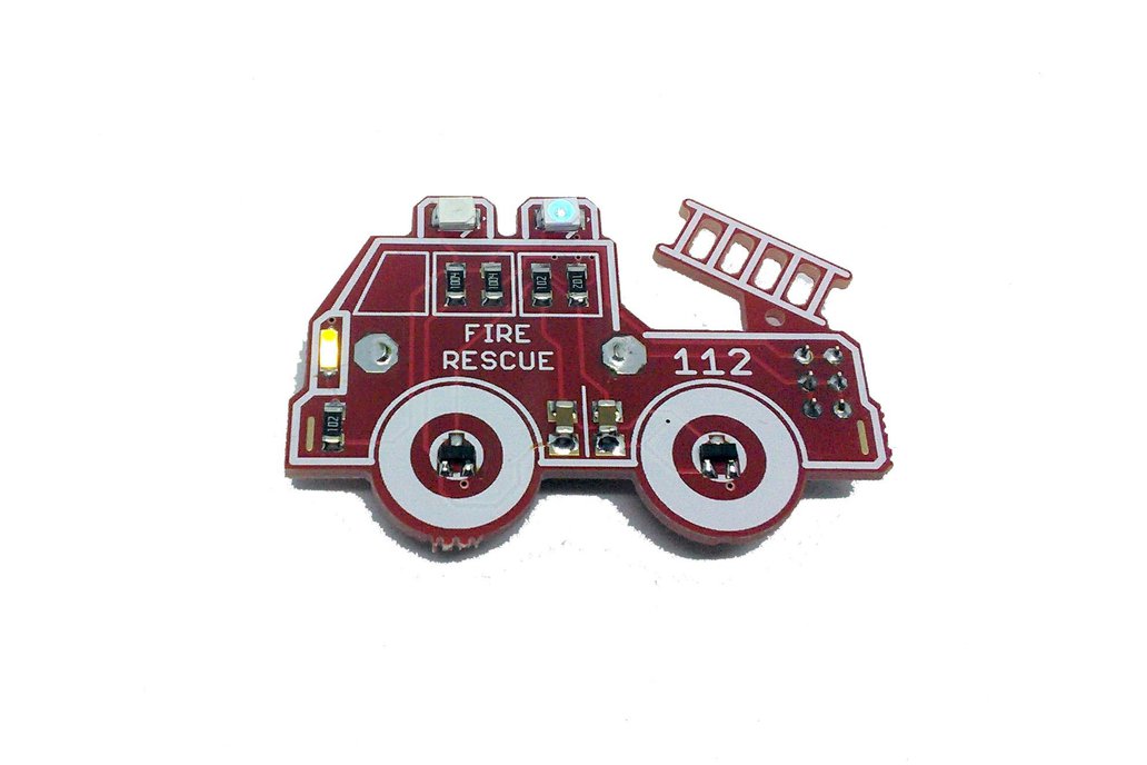 Fire Engine - LED learn to solder kit 1