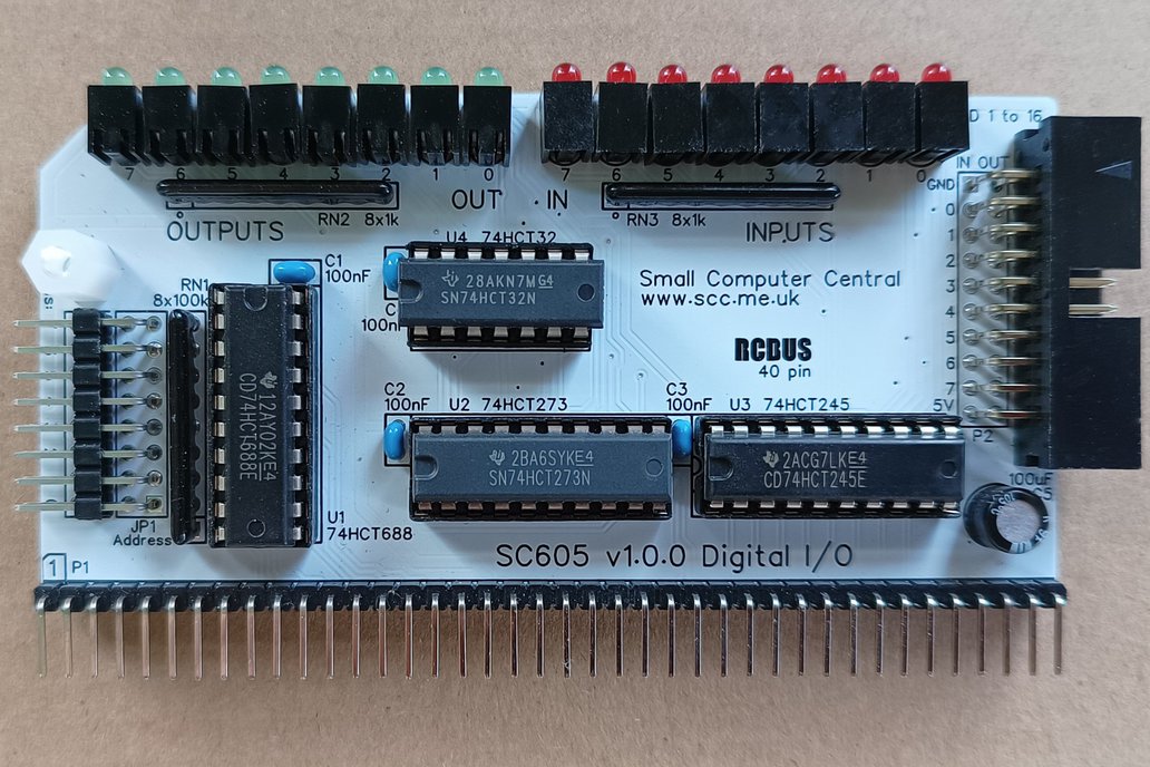 SC605 Digital I/O Kit for RC2014/RCBus-40pin 1