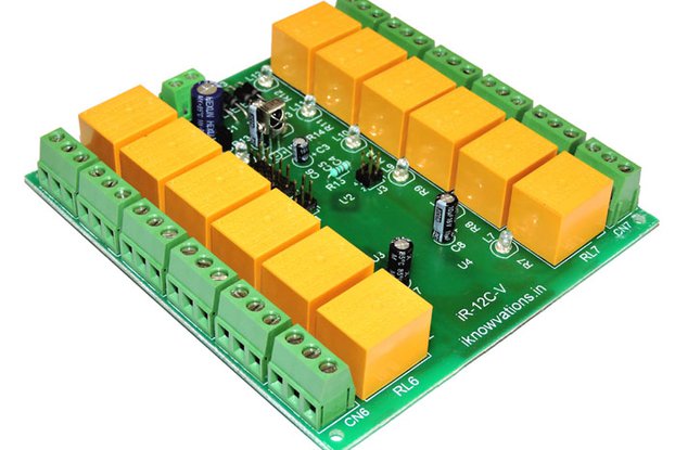 12 ch programmable IR remote relay card