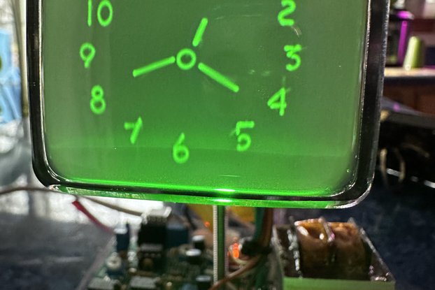 OSC4.9 analog style Oscilloscope Clock Kit for CRT