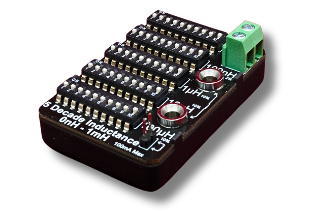 5 Decade Inductance Board 0 H - 1mH (with Cover)