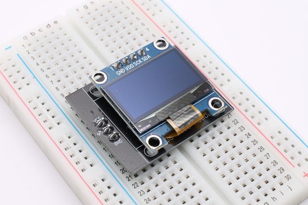 Mini 0.96 OLED Breadboard Debugging Serial Monitor