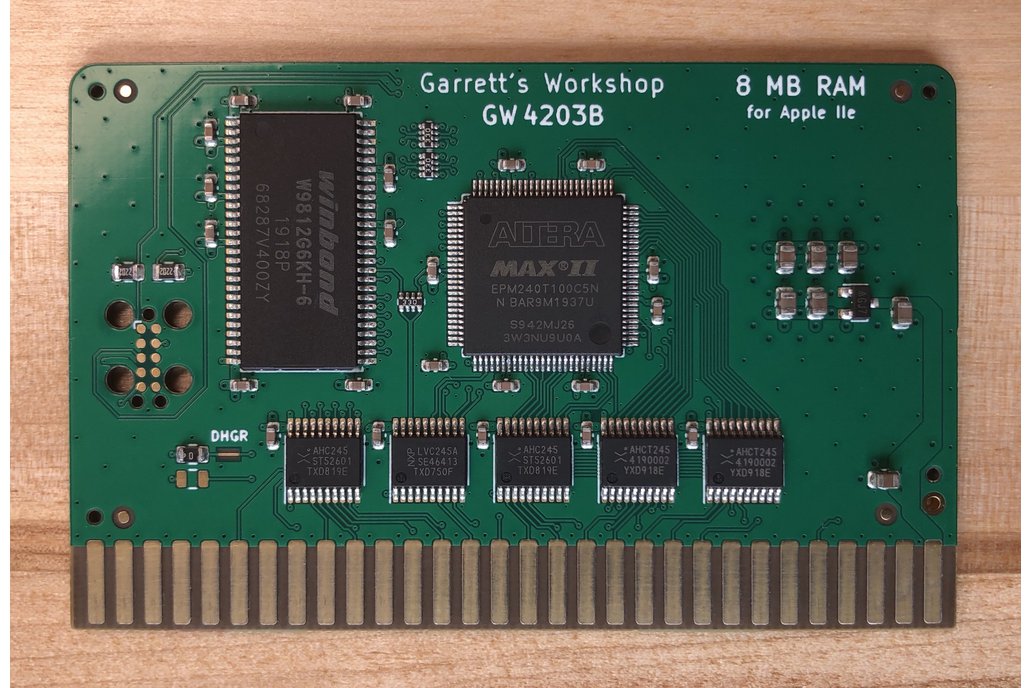 RAM2E II (GW4203B) -- 8MB RAM for Apple IIe 1