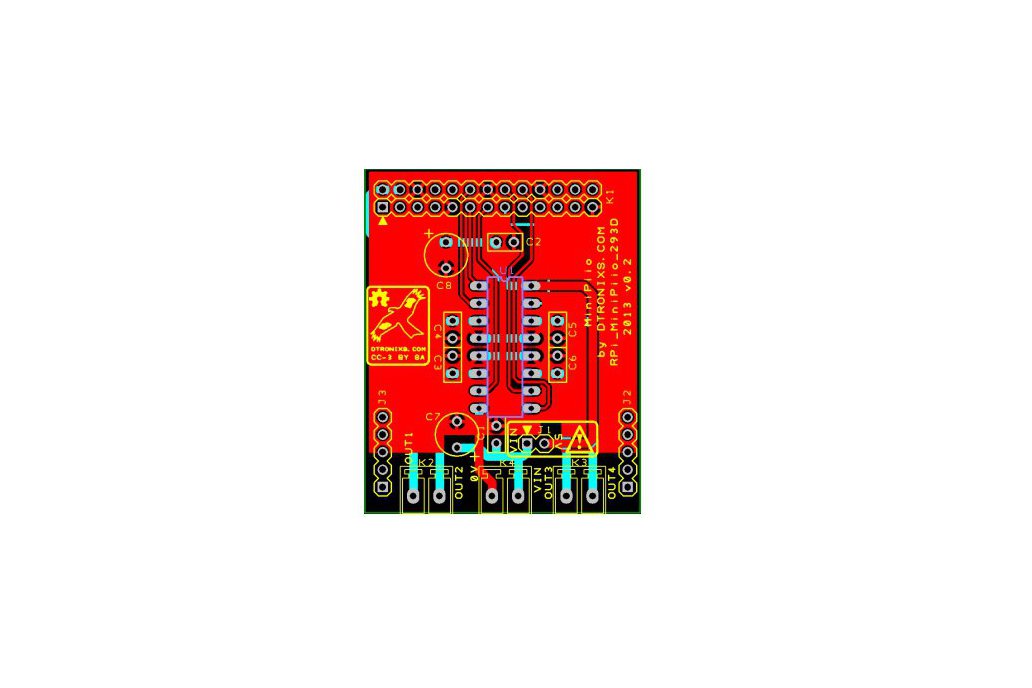 Raspberry PIIO - Motor293D board (PCB only) 1