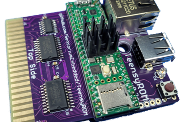TeensyROM Cartridge for C64/128