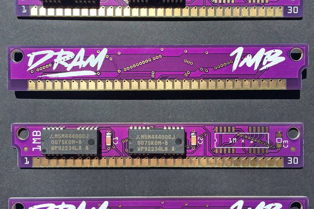 PurpleRAM 4MB (1MB x 4) 30-pin DRAM SIMM kit