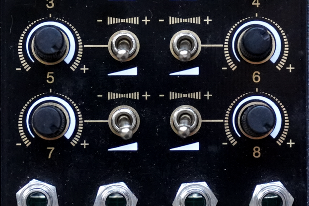 MixVert8r 8-channels Attenuverter mixer