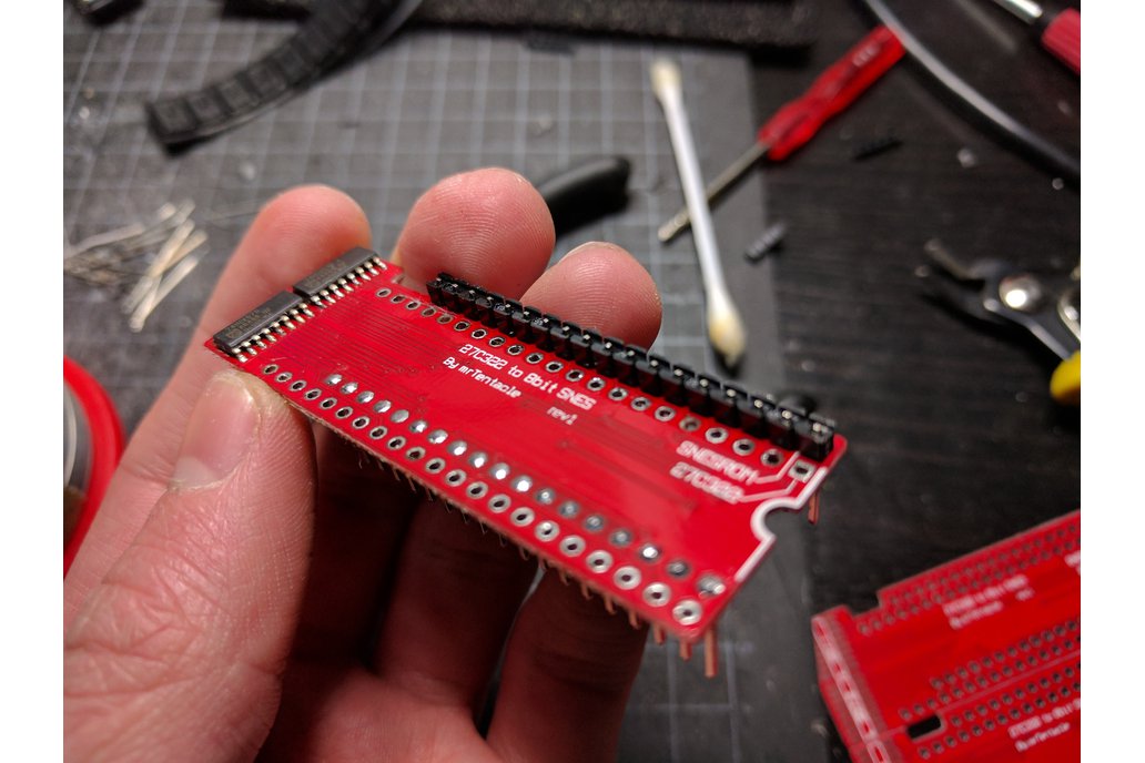 27C322 to SNES Rom adapter from mrTentacle on Tindie