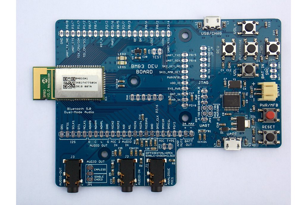 BM83 Bluetooth 5.0 Dual-Mode Development Board 1