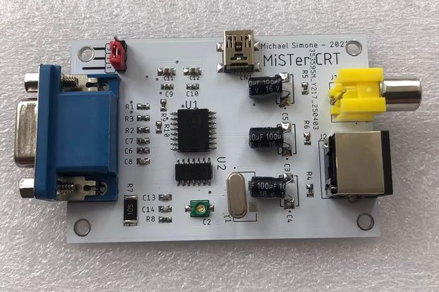 MiSTer CRT - Nostalgic Monitor S-Video/CVBS