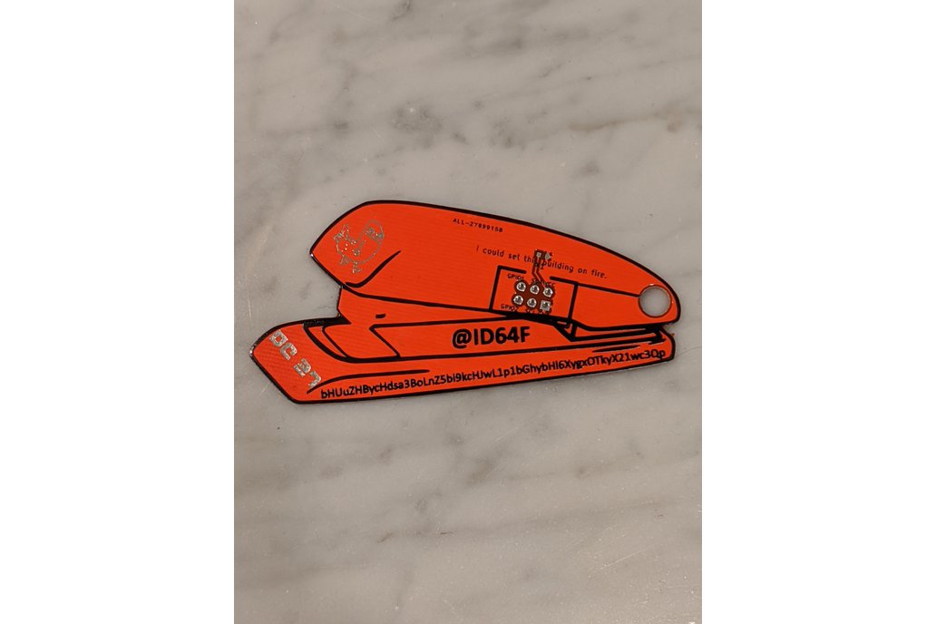 Team ID64F "Red Stapler" Badge SAO 1