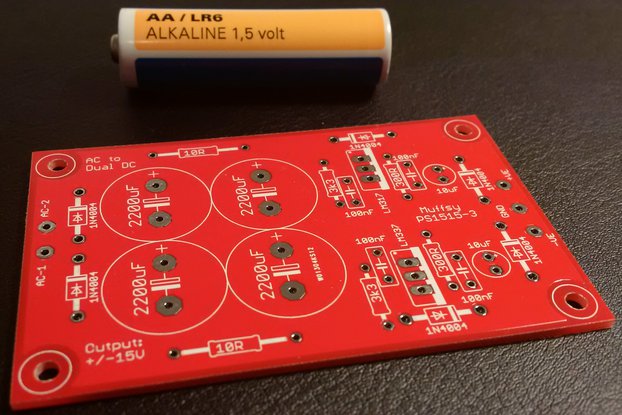 Muffsy Hifi Dual Power Supply - PCB