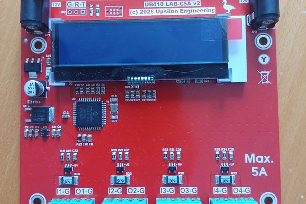 Four inputs 5A max. ammeter