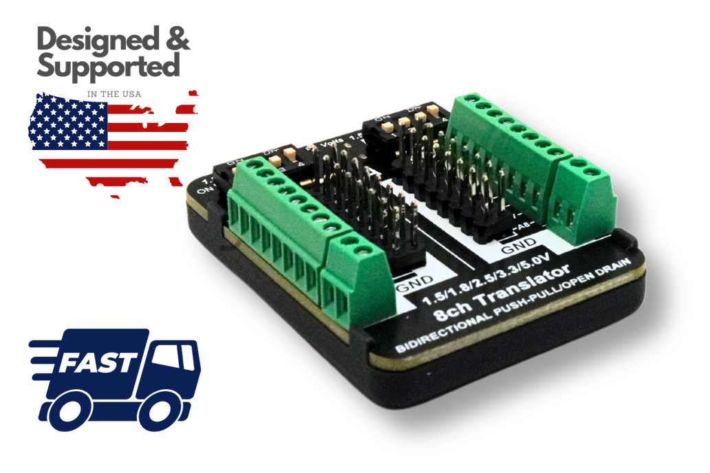 8ch 100Mbps Bidirectional Voltage Translator 1