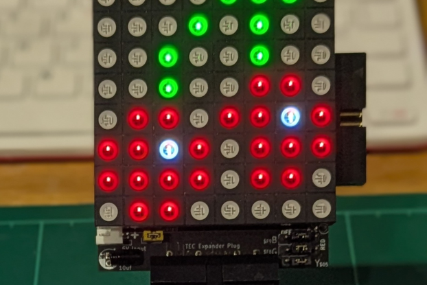 TEC-1G 8x8 RGB LED Matrix Display