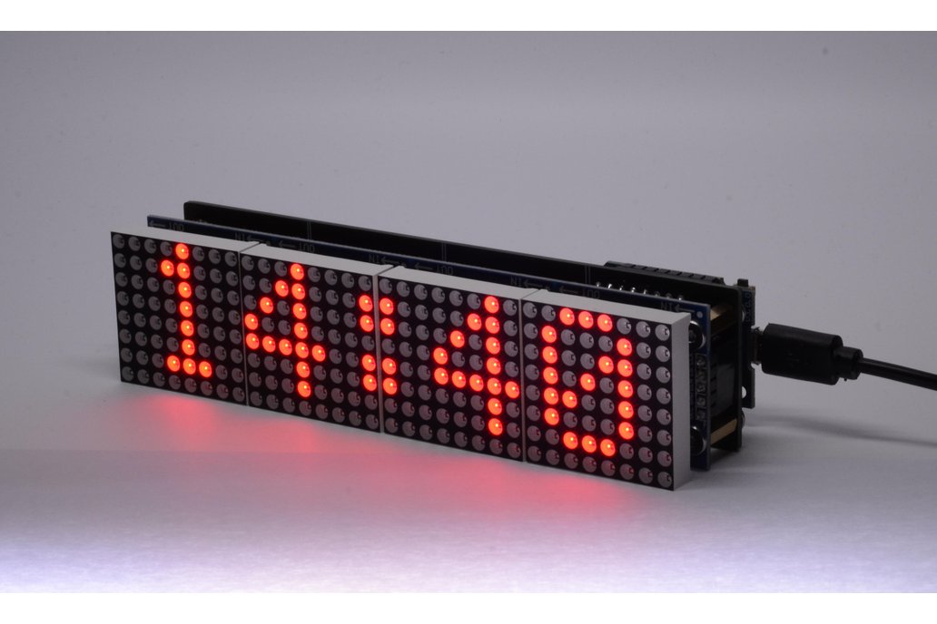 ESP8266 Led Matrix Clock DIY Kit 1