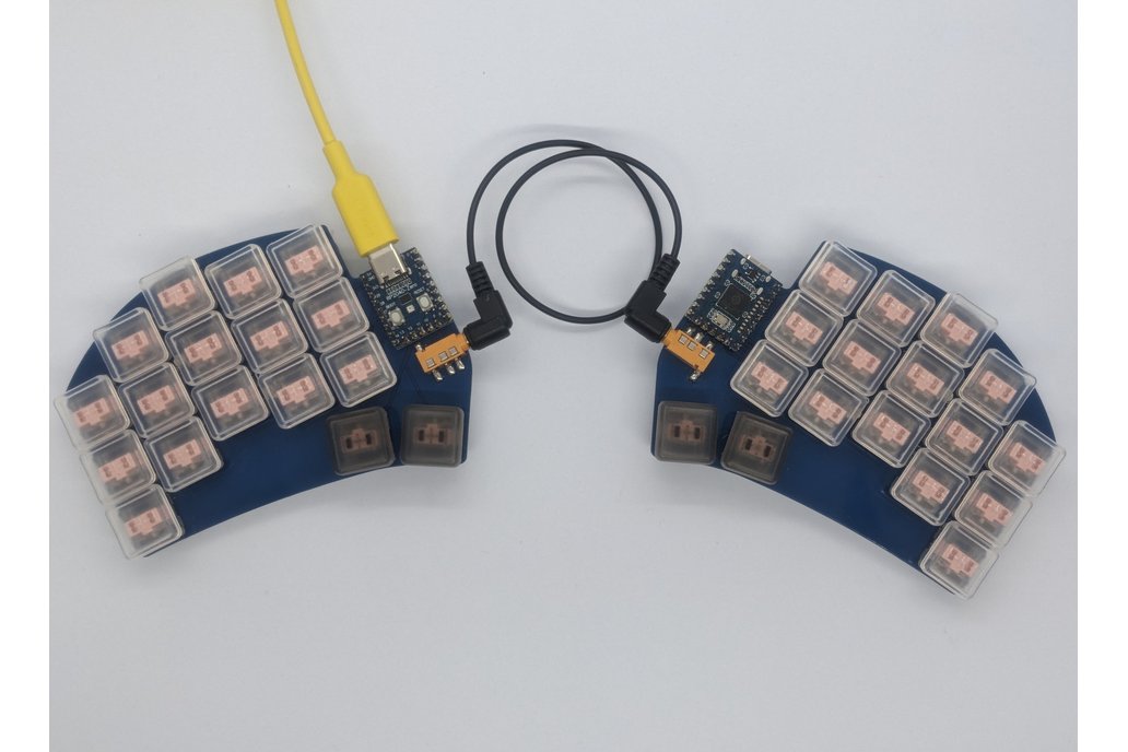 RP2040-Zero Half-Swept Split Keyboard (PCB) 1