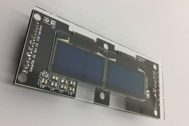Dual 0.96" OLED display board