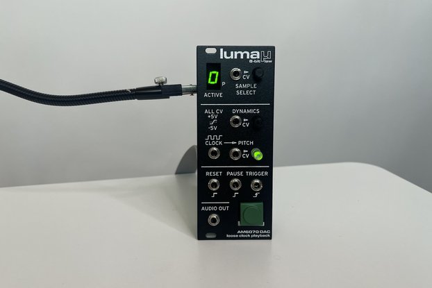 Luma-mu Drum module Eurorack 8-bit ROM player