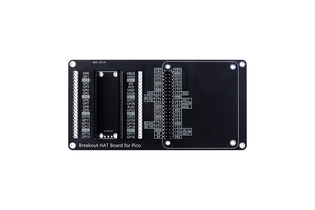 52Pi Raspberry Pi Pico / Pico W Breakout HAT Board 1